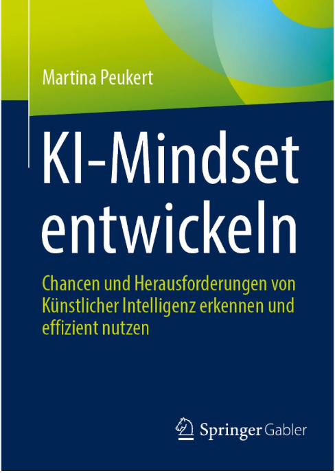 KI-Mindset entwickeln – Buch von Martina Peukert, erschienen bei Springer Gabler